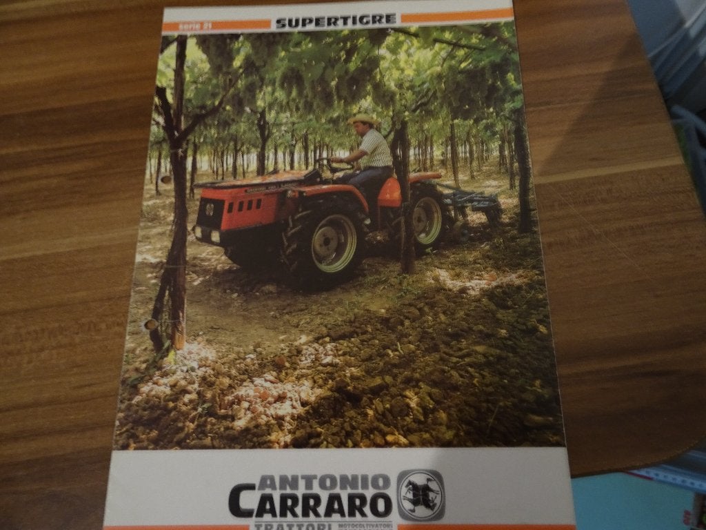 Carraro trekkers folders, Ophalen of Verzenden, Zo goed als nieuw, Folder