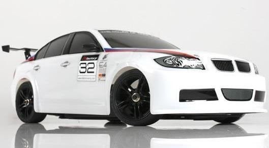 RC on the road E4JR 2 4WD Touring BMW 320 RTR 2.4gHz, Ophalen of Verzenden, Nieuw, Overige schalen, Auto onroad