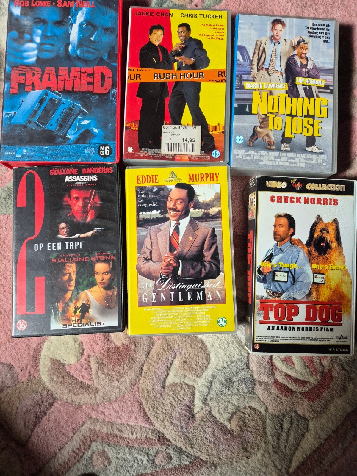 VHS-collectie: Actie, Komedie & Thriller Klassiekers, Vanaf 16 jaar, Ophalen of Verzenden, Actie en Avontuur, VHS