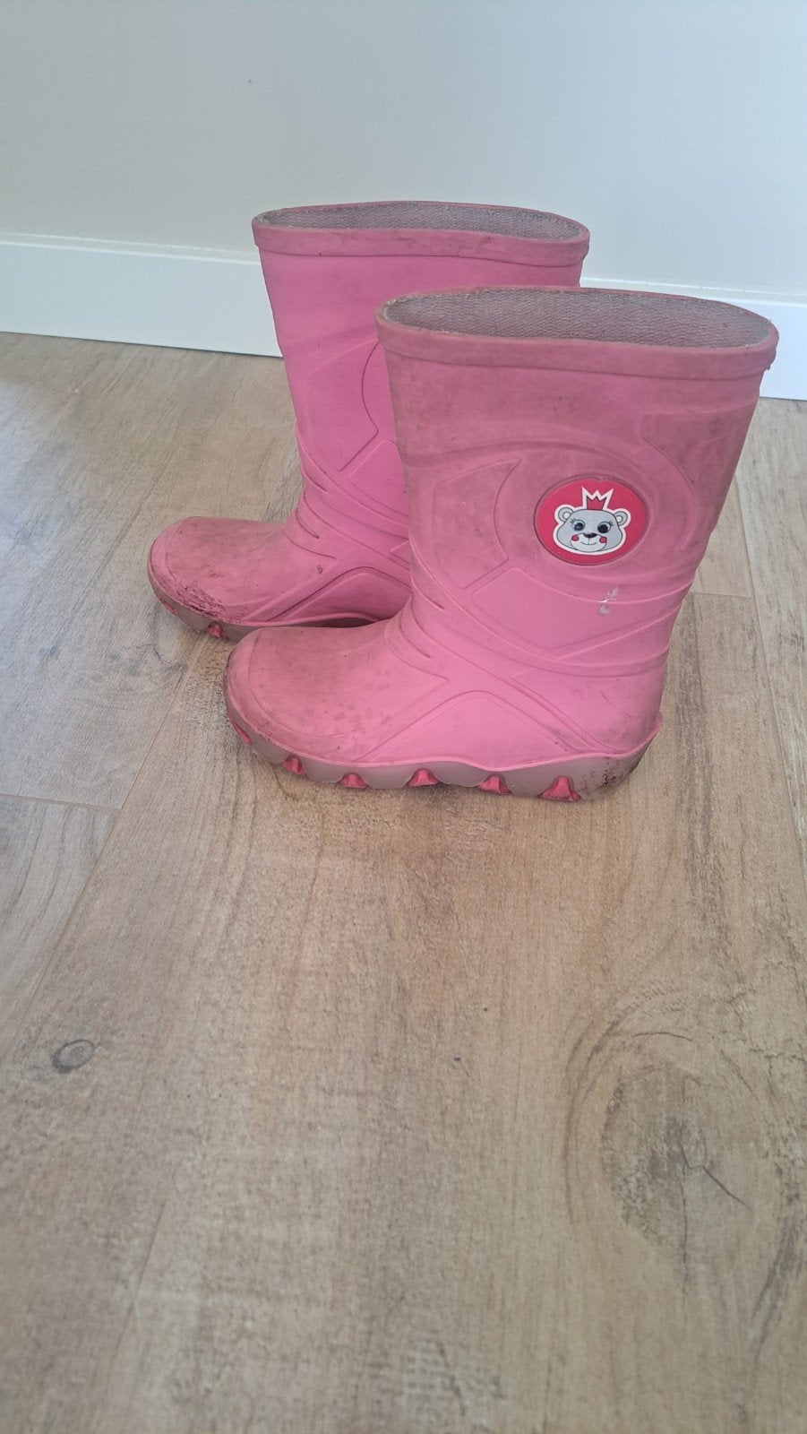 Roze kinderlaarzen, maat 30/31, Ophalen of Verzenden, Gebruikt, Meisje, Laarzen