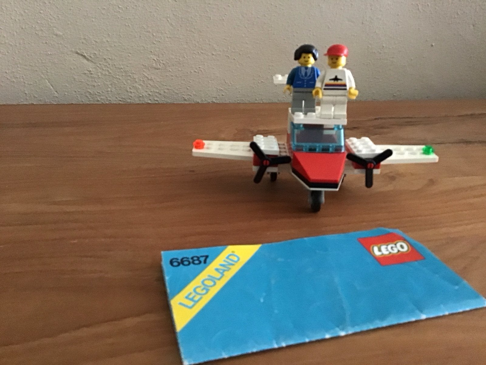 Lego Legoland Vliegtuig 6687 met instructieboekje, Ophalen, Gebruikt, Lego, LEGOLAND
