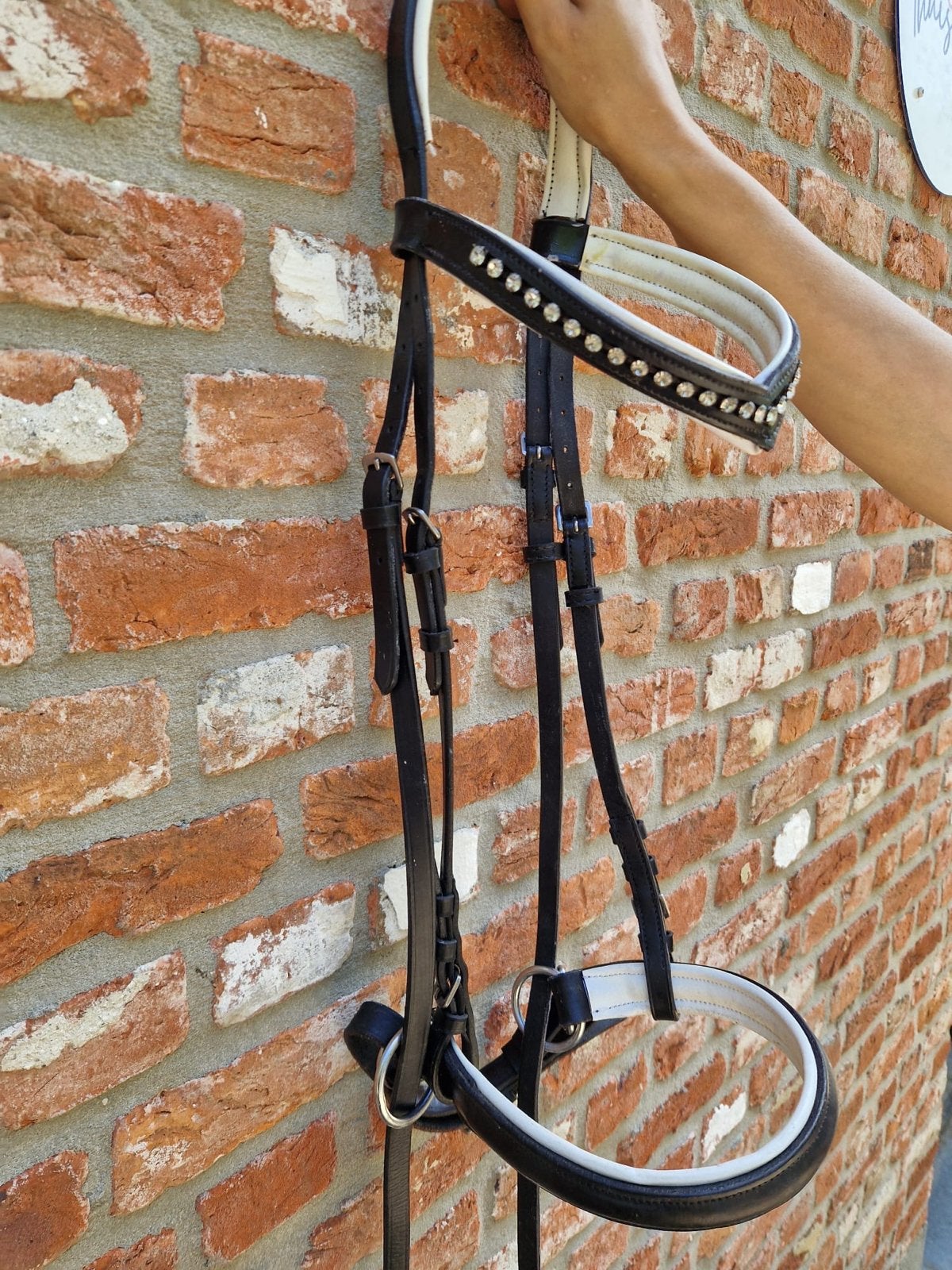 Bitloos hoofdstel full, Dieren en Toebehoren, Paarden en Pony's | Hoofdstellen en Tuigage, Hoofdstel, Overige disciplines, Verstelbaar