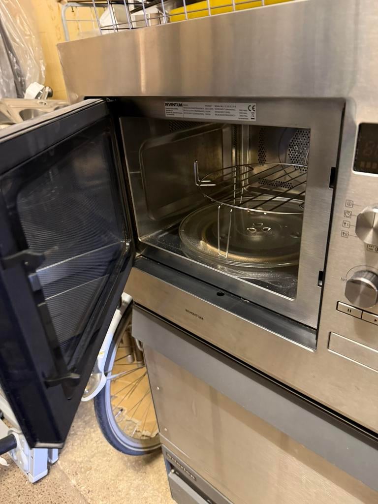Inbouw magnetron Inventum, Ophalen, Zo goed als nieuw, Inbouw