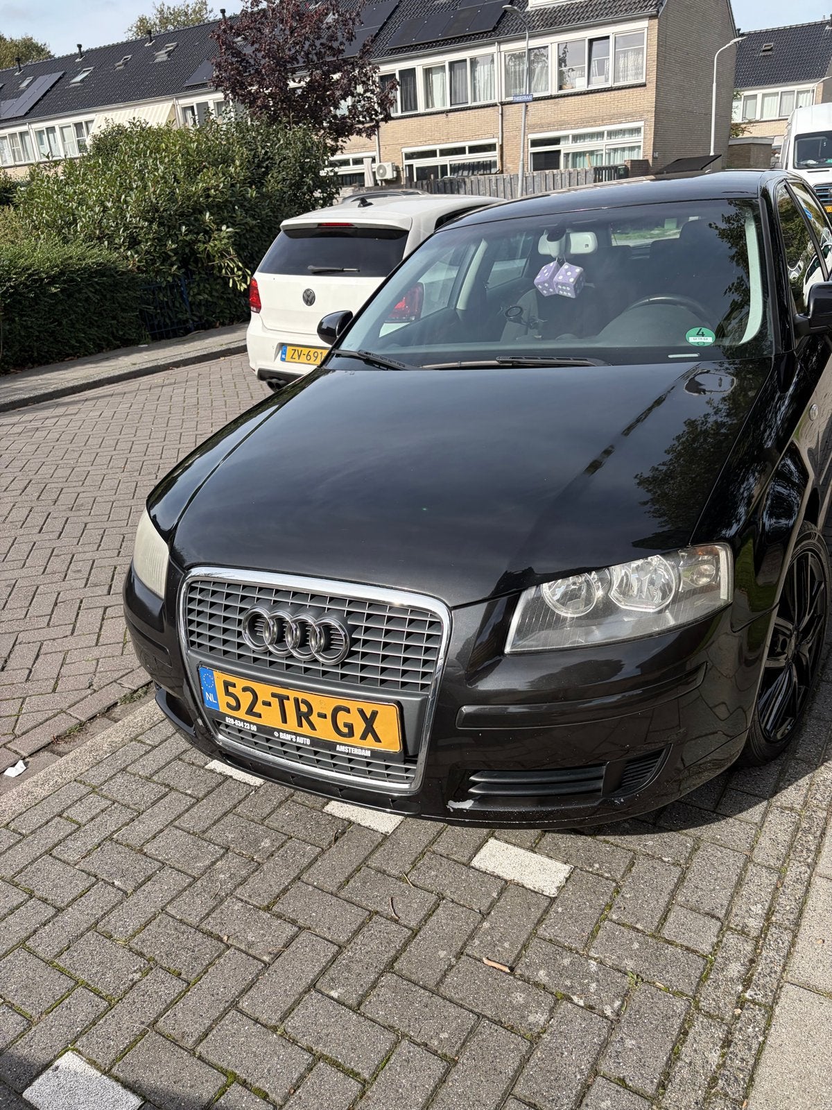 Audi A3 2.0 Tfsi Sportback 147KW 2007 Zwart, Auto's, 4 cilinders, 1984 cc, Zwart, Origineel Nederlands