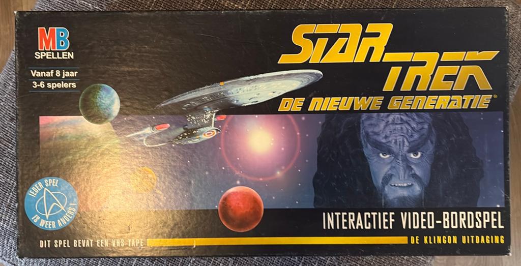 Star Trek interactief video bordspel, Ophalen of Verzenden, Zo goed als nieuw