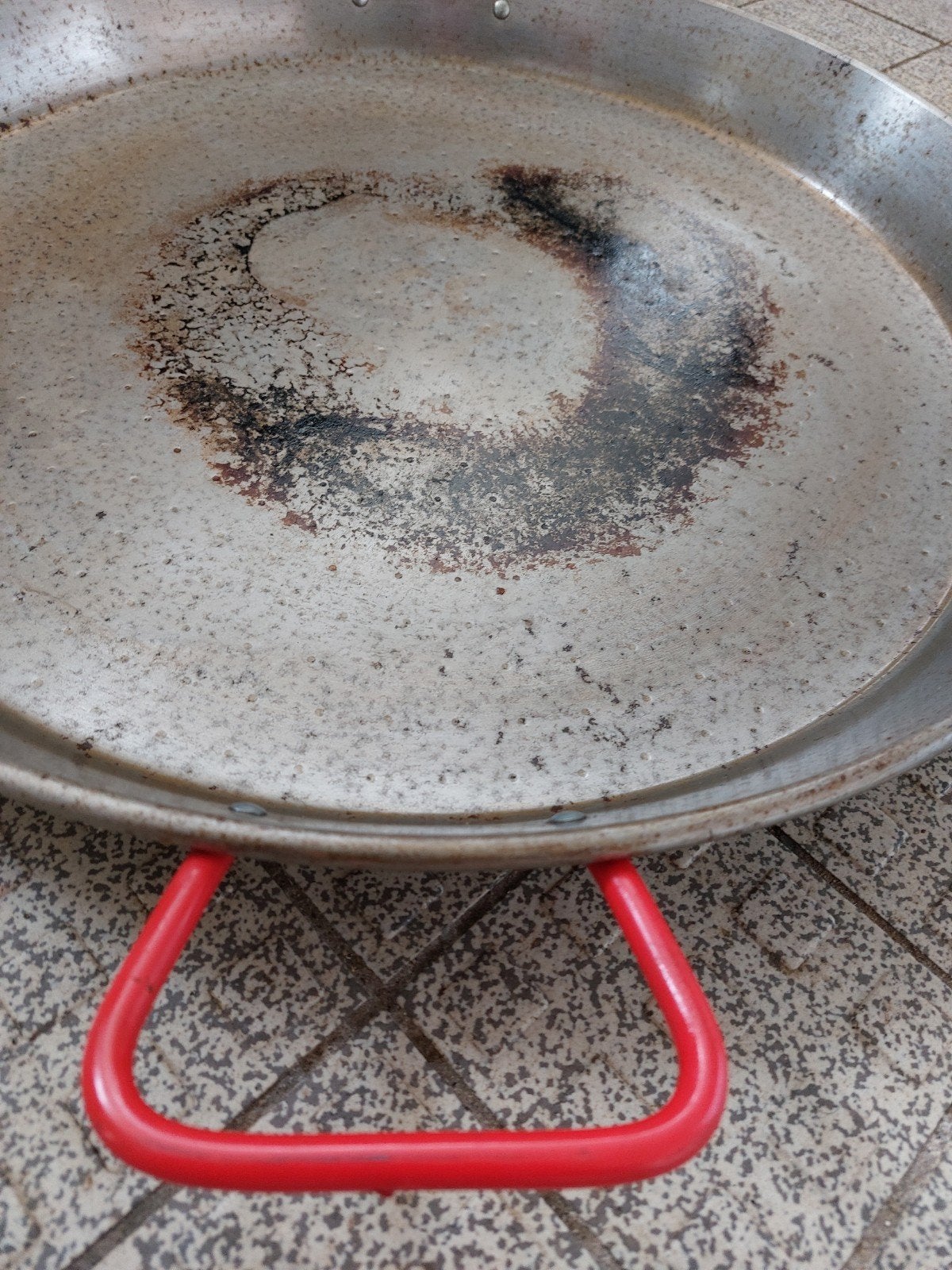 Handige paella pan 45 cm doorsnede, Ophalen, Gebruikt, Overige typen