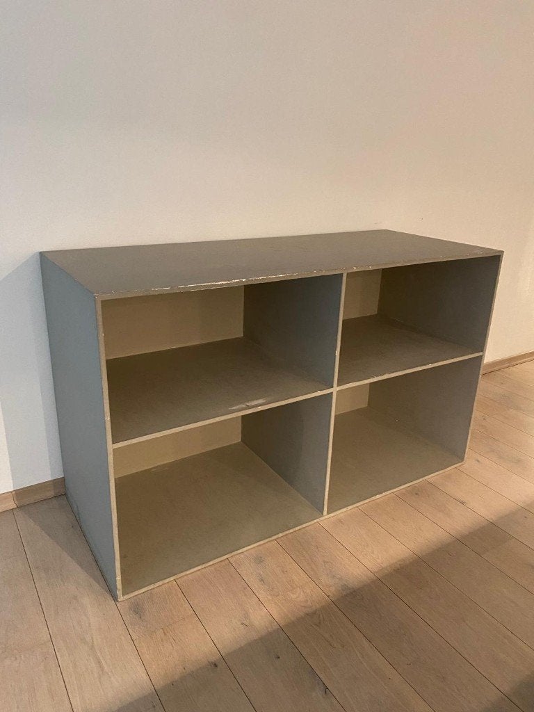 Praktische open kast met 4 diepe vakken, Ophalen, Gebruikt, 100 tot 150 cm, Minder dan 100 cm