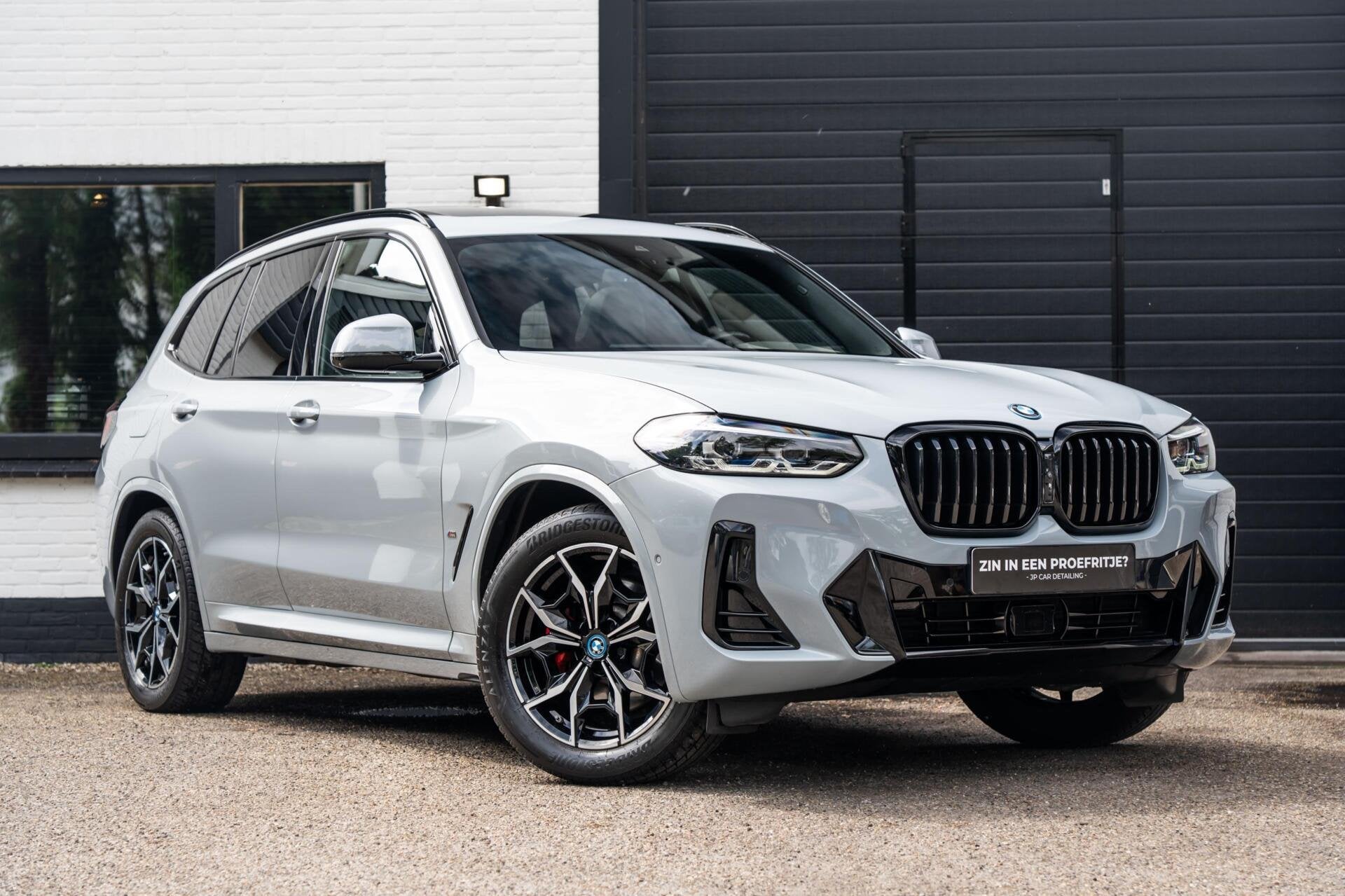 BMW X3 XDrive30e M-sport Brooklyn Grau 360 Pano HUD Trekhaak, Automaat, 1998 cc, Gebruikt, Zwart