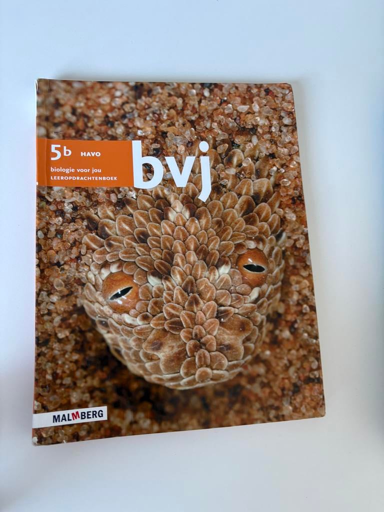 Bvj Biologie voor jou 5b HAVO leeropdrachtenboek, Ophalen of Verzenden, Zo goed als nieuw, HAVO, Biologie