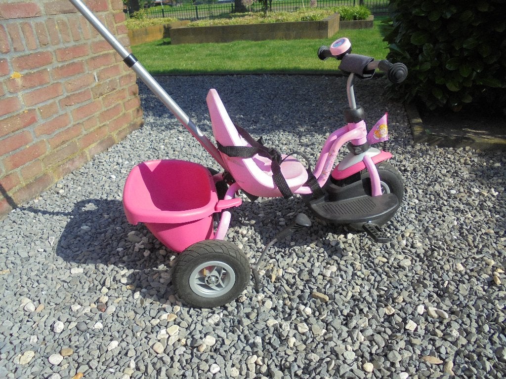 Puky Lillifee driewieler met duwstang i.z.g.st., Ophalen, Zo goed als nieuw, Duwstang