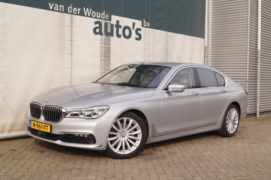BMW 7 Serie 730d 265pk Automaat High Executive -LEER-LED-ECC, Auto's, Dealer onderhouden, Gebruikt, Euro 6, Diesel