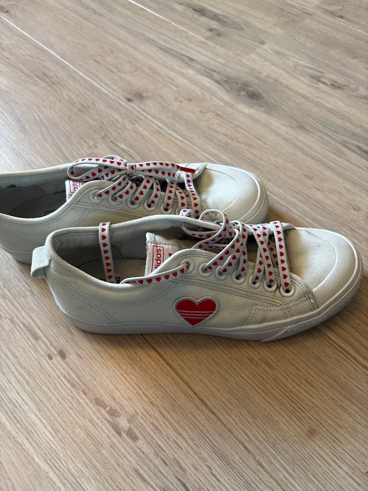 Adidas Nizza sneakers maat 40, Ophalen of Verzenden, Gedragen, Wit, Sneakers of Gympen
