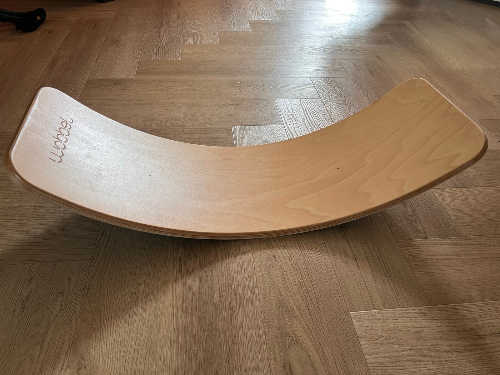Wobbel Board Original Naturel - Balansbord, Ophalen, Zo goed als nieuw, Jongen of Meisje