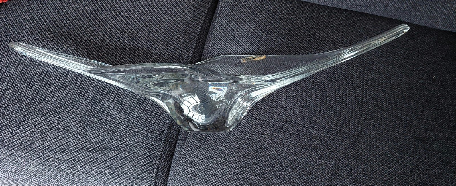 Design Franse handgemaakte schaal. Kadotip, Antiek en Kunst, Kunst | Designobjecten, Ophalen of Verzenden, Schaal, Glas