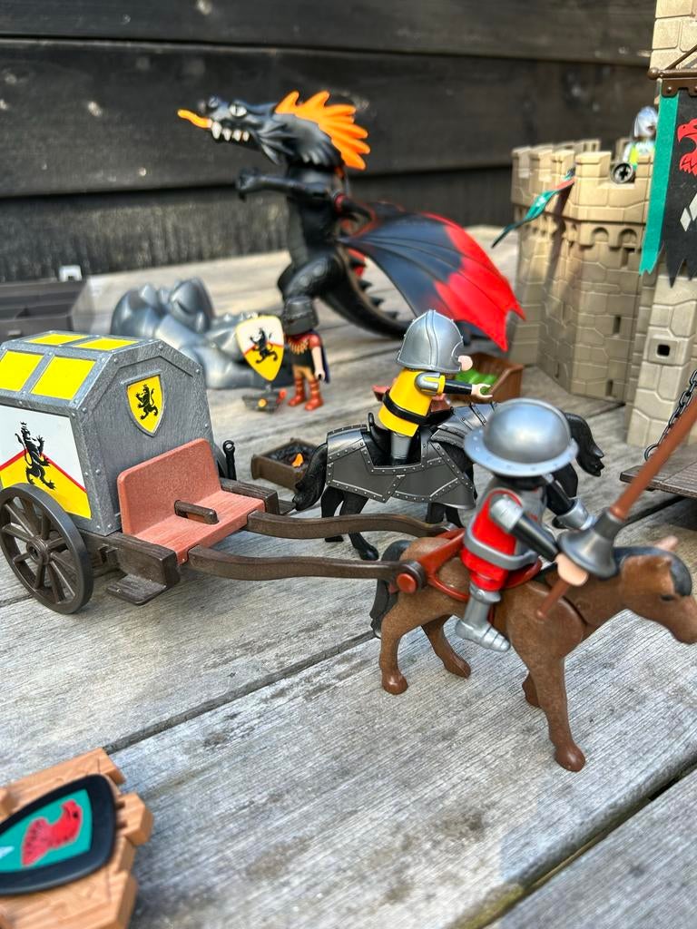 Playmobil Kasteel met Ridders en Draak, Ophalen of Verzenden, Gebruikt, Jongen of Meisje