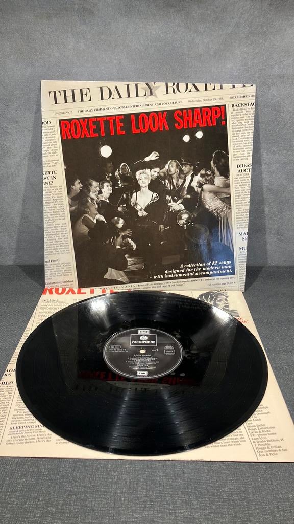 Roxette.  Look Sharp, Cd's en Dvd's, 1980 - 1989, Ophalen of Verzenden, Zo goed als nieuw, Inclusief binnenhoes