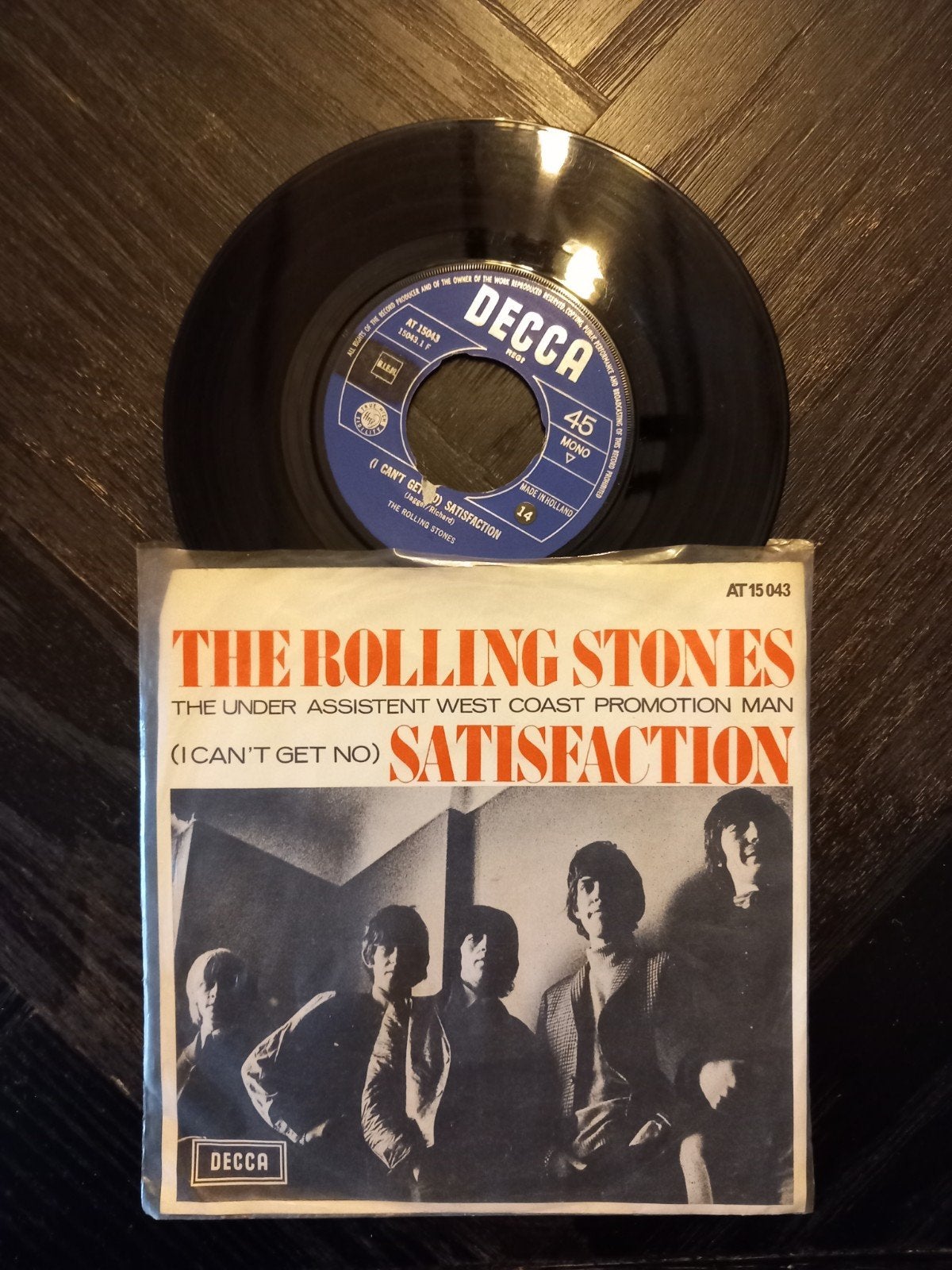 The Rolling Stones - (I Can't Get No) Satisfaction 7" Vinyl, Gebruikt, Fotohoes, 7 inch, Ophalen of Verzenden