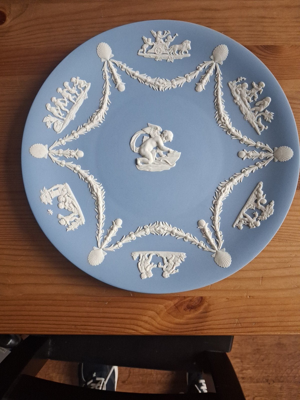 Wedgwood Jasperware bord in originele doos, Ophalen of Verzenden