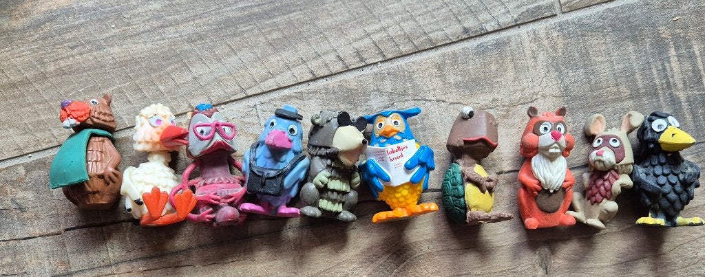 Fabeltjeskrant poppetjes, Ophalen, Zo goed als nieuw