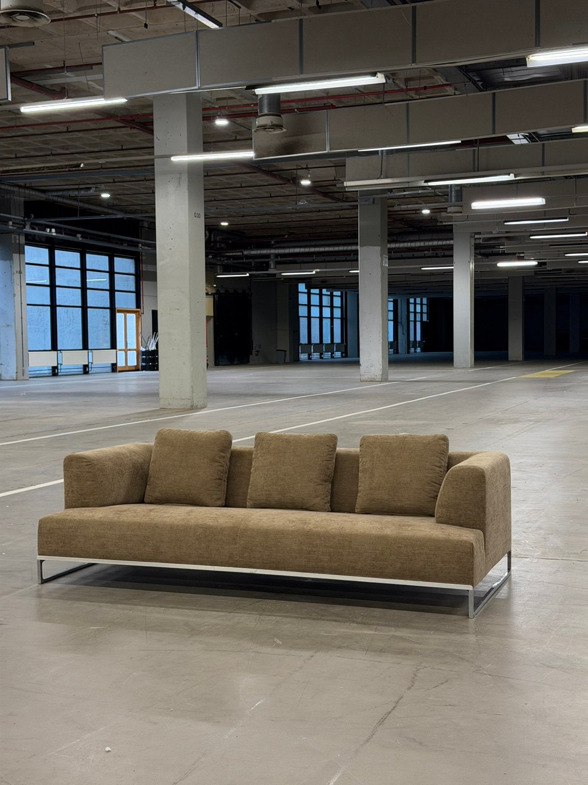 B&B Italia Solo Bank | 3-zits | NIEUWSTAAT + Garantie, Huis en Inrichting, Metaal, Driepersoons, 75 tot 100 cm, Ophalen of Verzenden