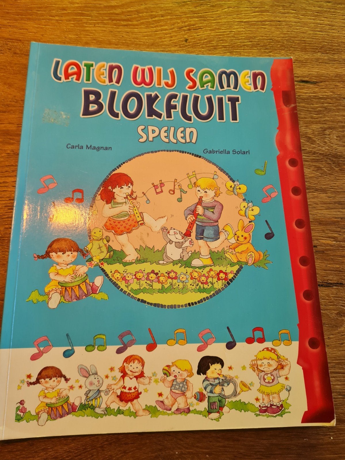 Laten Wij Samen Blokfluit Spelen - Muziekboek, Ophalen of Verzenden, Gebruikt, Overige typen
