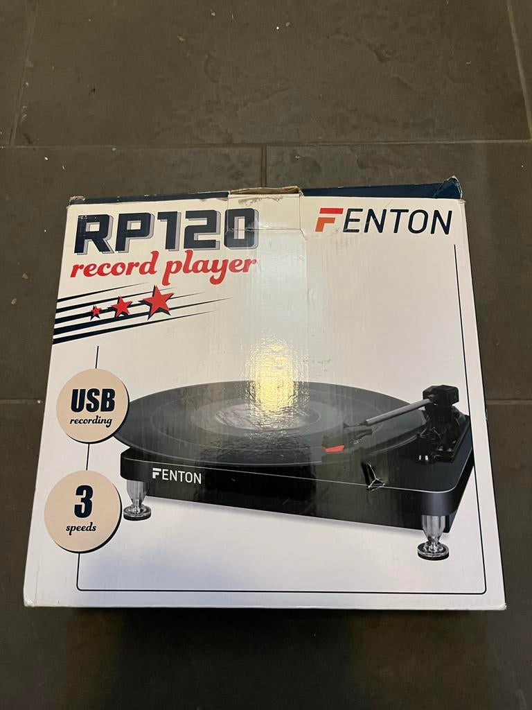 Fenton RP120 Platenspeler - Ongebruikt, doos geopend, Overige merken, Ophalen of Verzenden, Zo goed als nieuw, USB-aansluiting