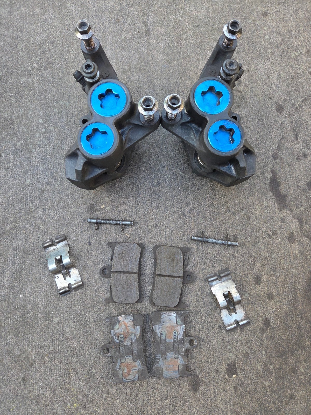 Bluespot remklauwen Yamaha R6 99-02, Ophalen, Gebruikt