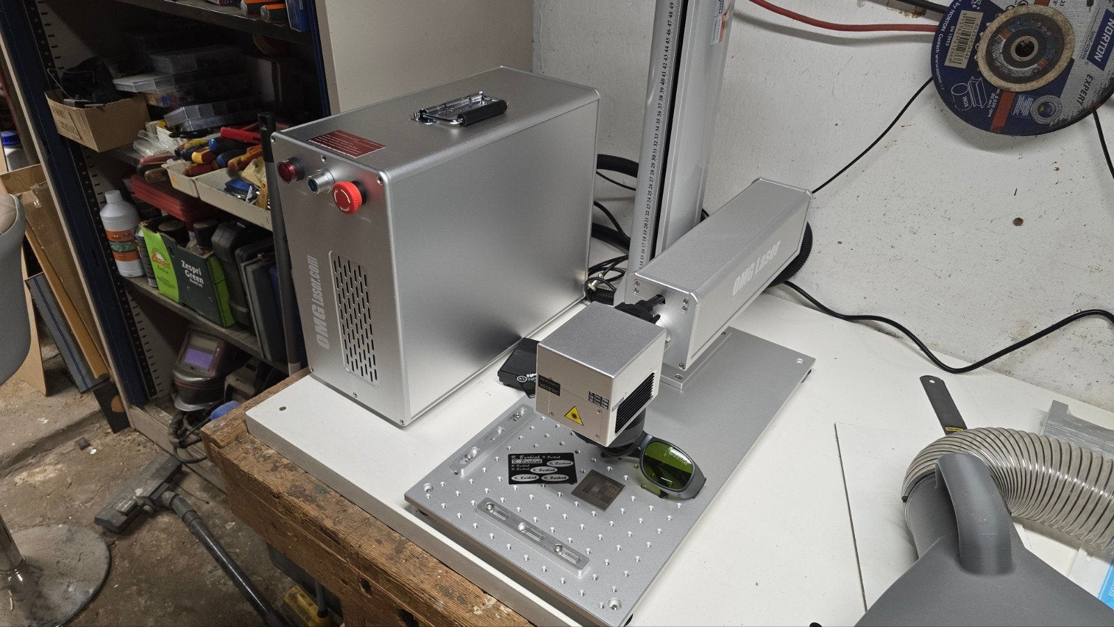 ZGAN OMG-X MOPA Fiberlaser 60W met uitgebreide accessoires, Ophalen