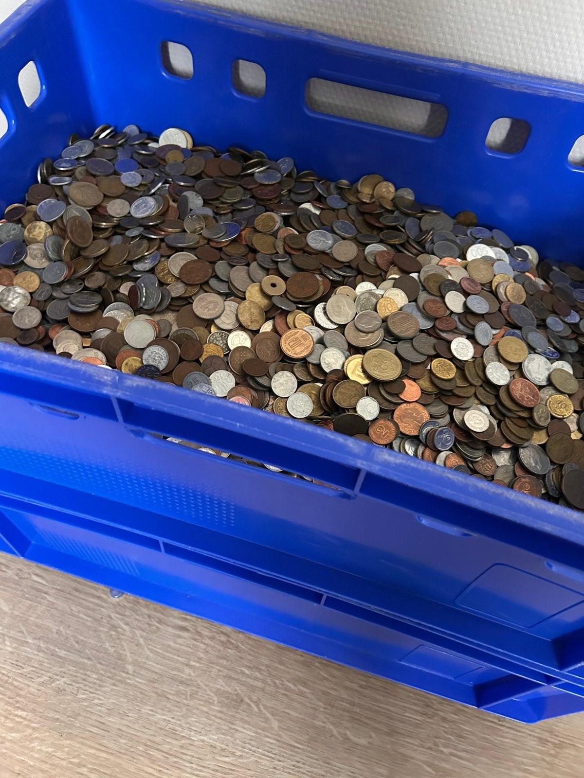 125 kilo munten, Postzegels en Munten, Munten en Bankbiljetten | Verzamelingen, Ophalen, Buitenland, Munten