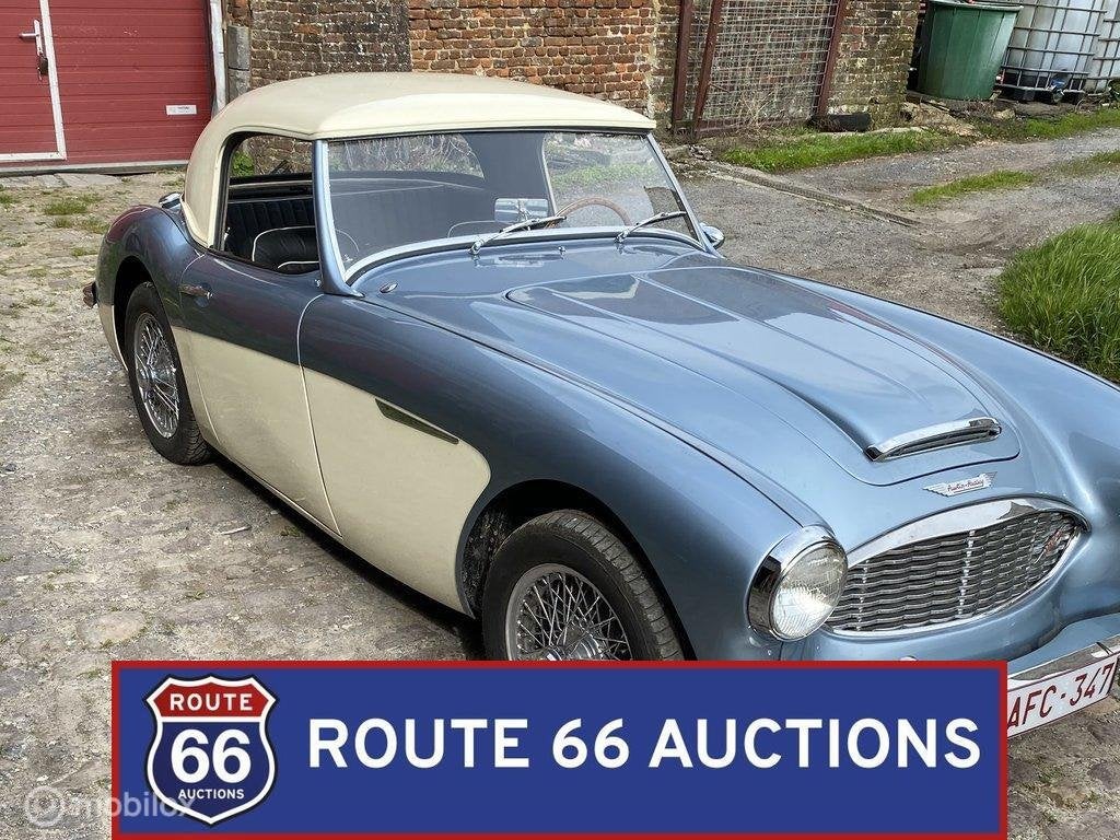 Austin-Healey 100-6 BN4 | 1957 | Route 66 Auctions, Auto's, Austin, Overige carrosserieën, Zwart, Bedrijf