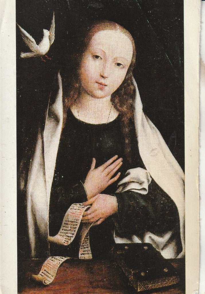Maria en de Heilige Geest - Religieuze Kaart, Ophalen of Verzenden, Gebruikt, Kaart of Prent, Christendom | Katholiek
