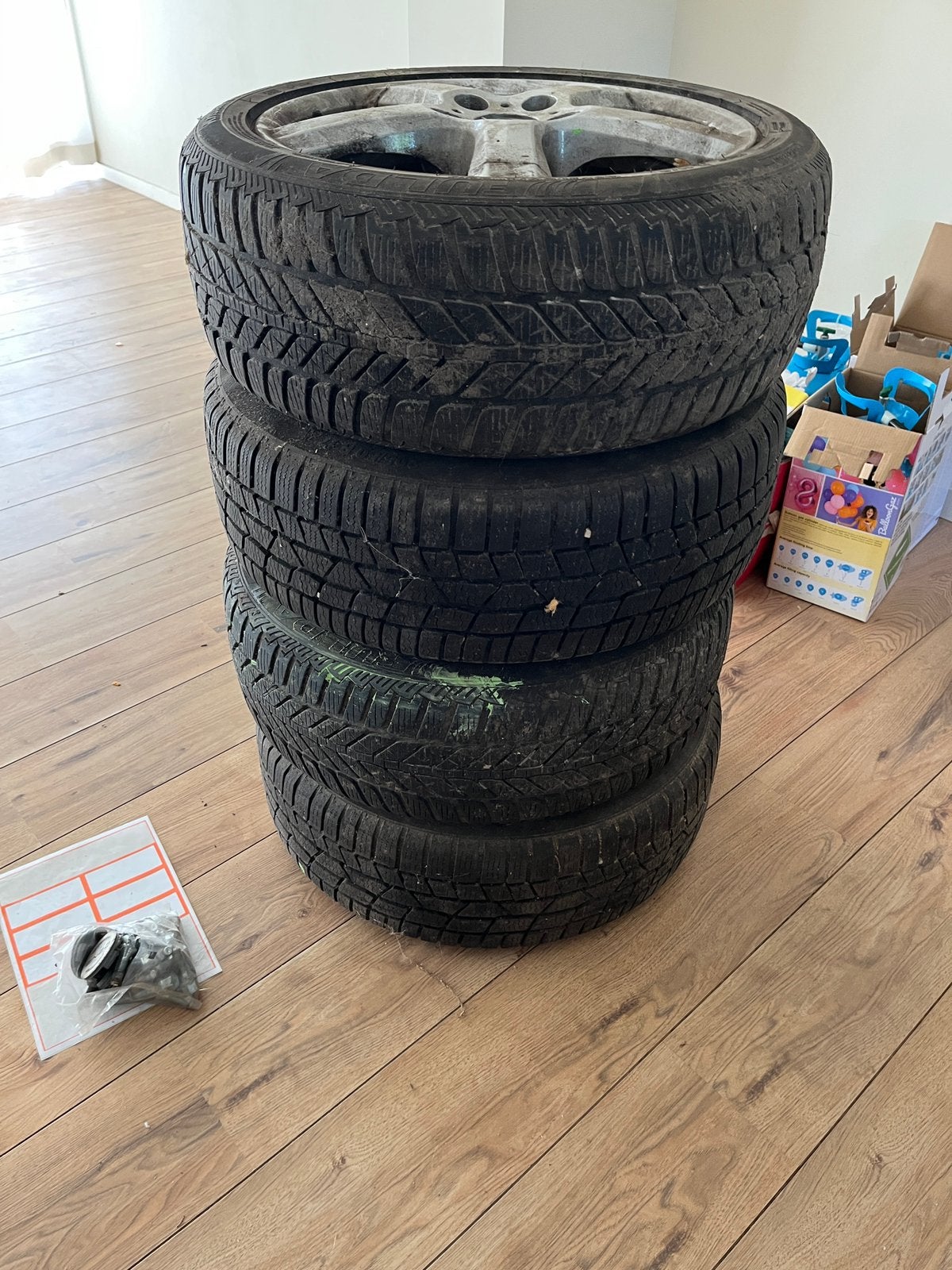 Winterbanden inc velg  2x Krista Control HP/ 2 x Continental, Auto diversen, Ophalen, Gebruikt