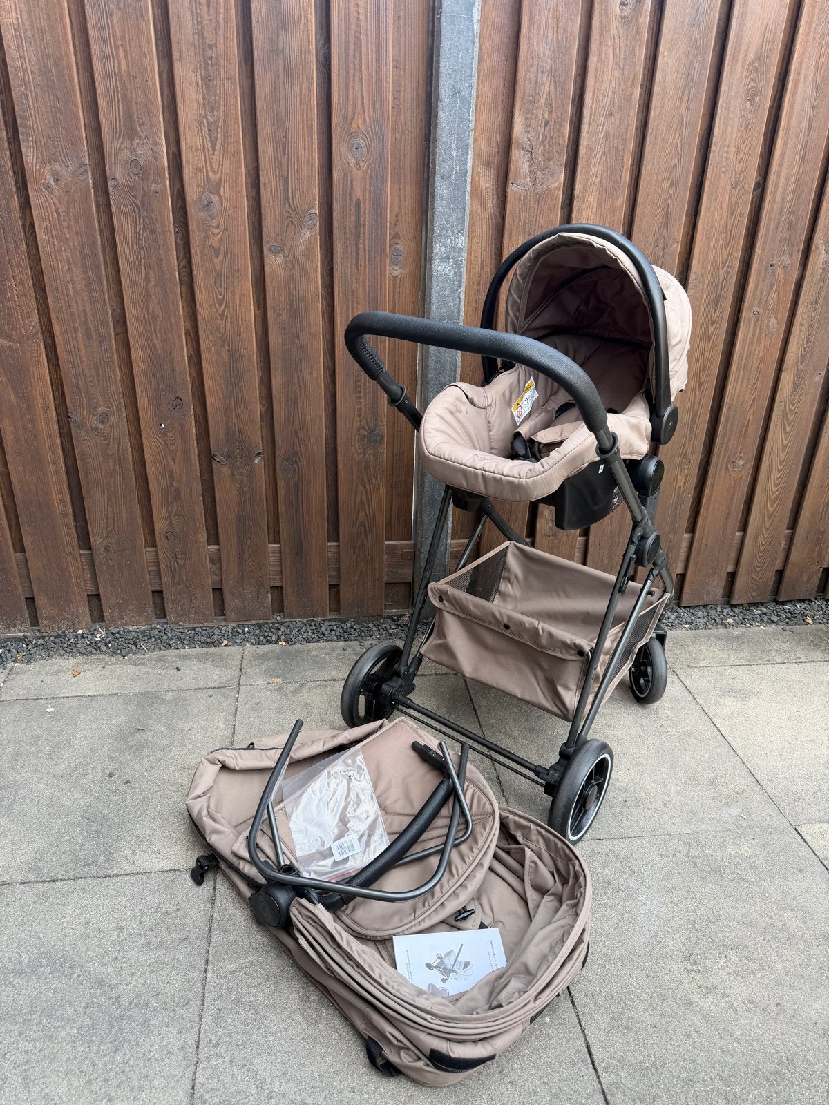 X Adventure Rover Kinderwagen 3-in-1 Taupe, Zo goed als nieuw, Combiwagen, Met autostoeltje, Ophalen