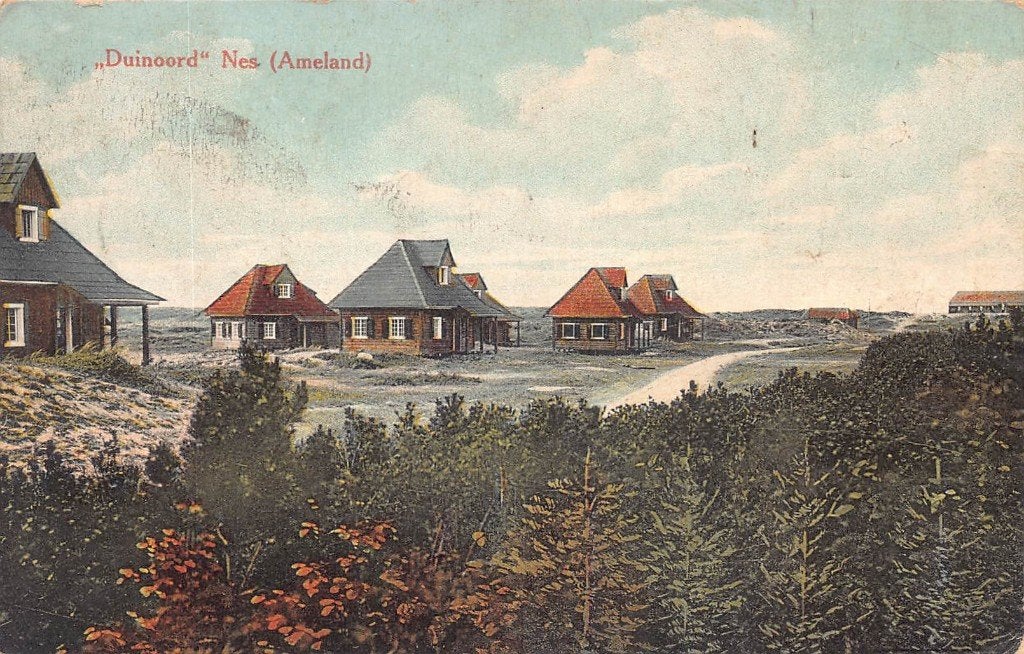 312 Ameland (Nes) - Duinoord, Ophalen of Verzenden, 1920 tot 1940, Gelopen, Waddeneilanden