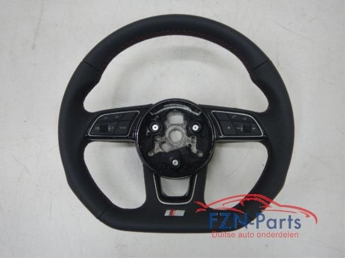 Audi A4 A5 8W Stuur MF+F1+VIEW Leer Rood Stiksel, Auto-onderdelen, Besturing, Ophalen of Verzenden, Gebruikt