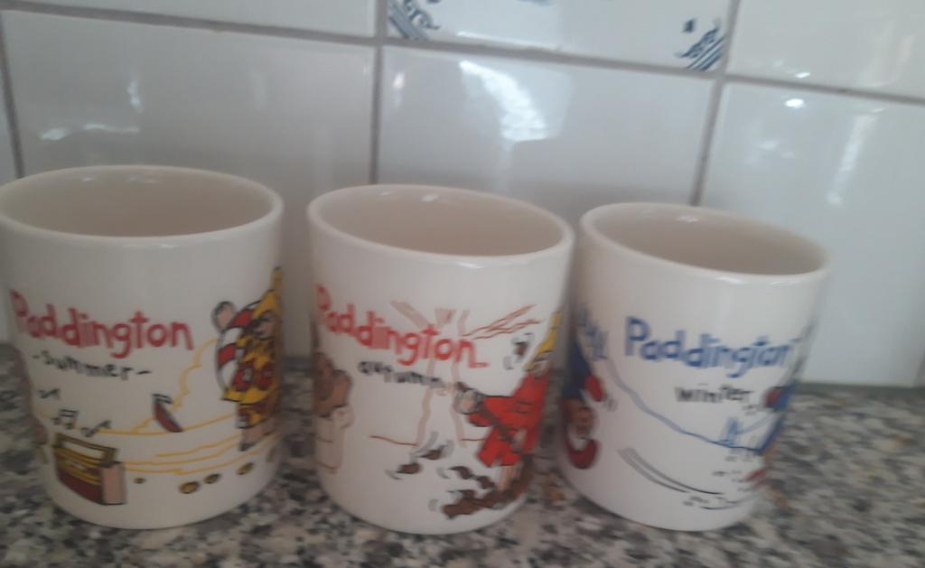 13 Paddington mokken D.E., Huis en Inrichting, Keuken | Servies, Ophalen, Zo goed als nieuw, Overige stijlen, Kop(pen) en/of Schotel(s)