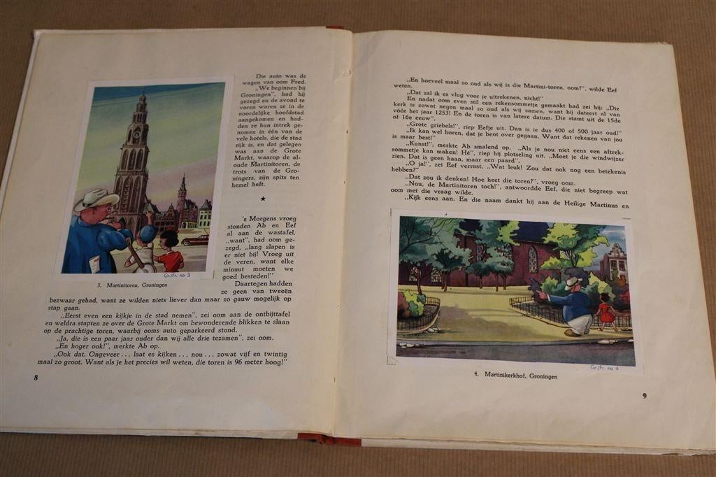 Met Ab en Eef langs veld en dreef. Compleet album., Boeken, Prentenboeken en Plaatjesalbums, Ophalen of Verzenden, Gelezen