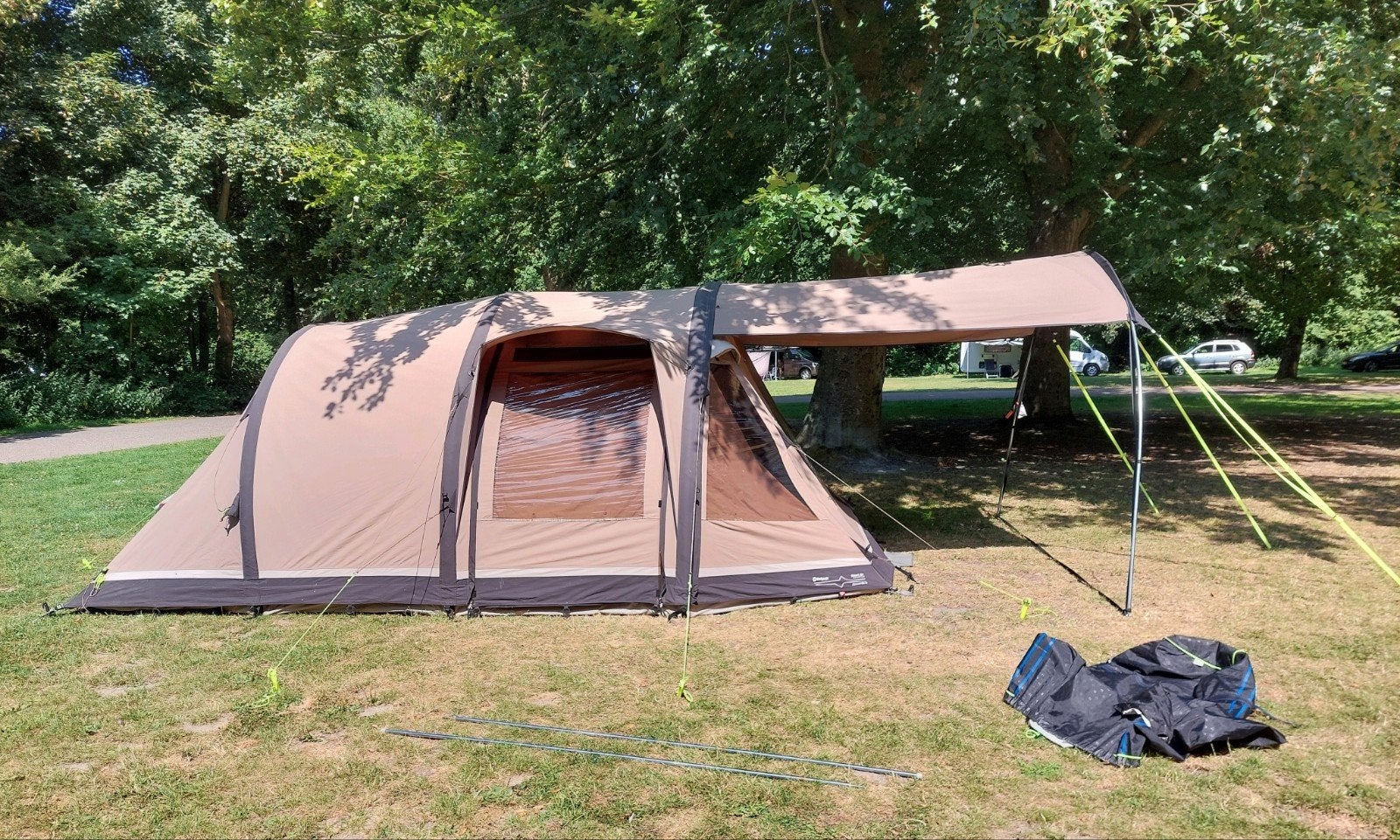Outwell Concorde M Opblaasbare Tent - Zo goed als nieuw, Ophalen, Zo goed als nieuw, Tot en met 5