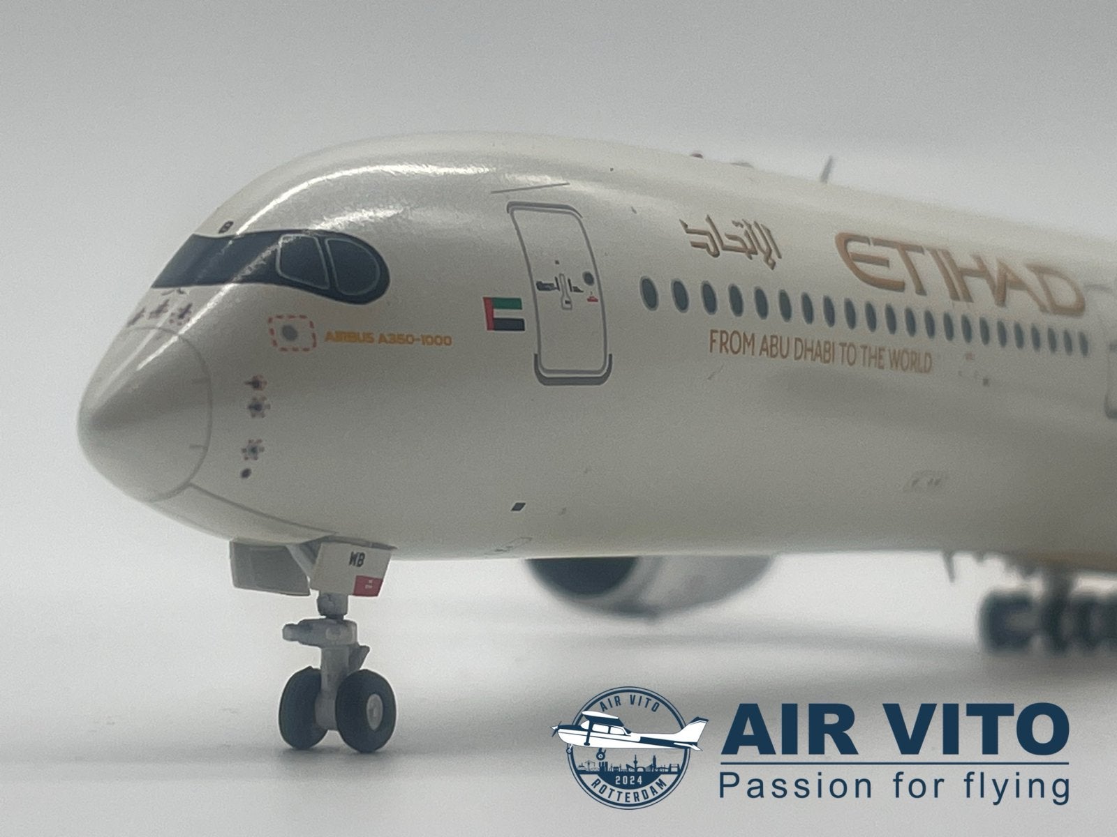 JC Wings Etihad Airways Airbus A350-1000 modelvliegtuig, Schaalmodel, 2992JB, Ophalen of Verzenden, Operations@airvito.com