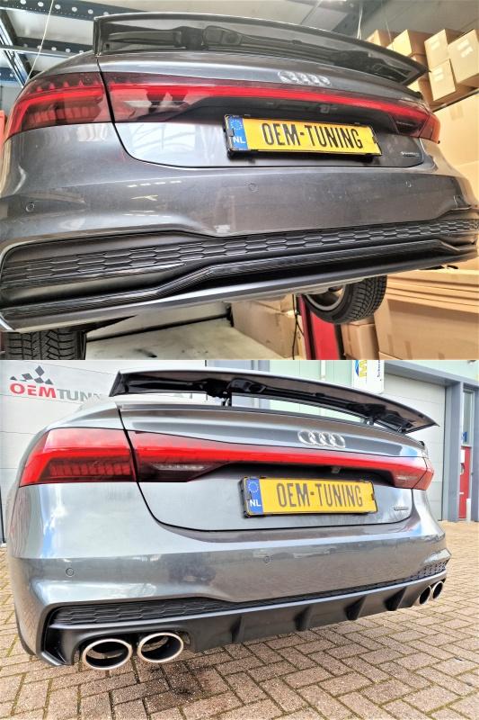 Diffuser A7/S7 4K8 18‑23 S‑Line Mat Zwart, Ophalen of Verzenden