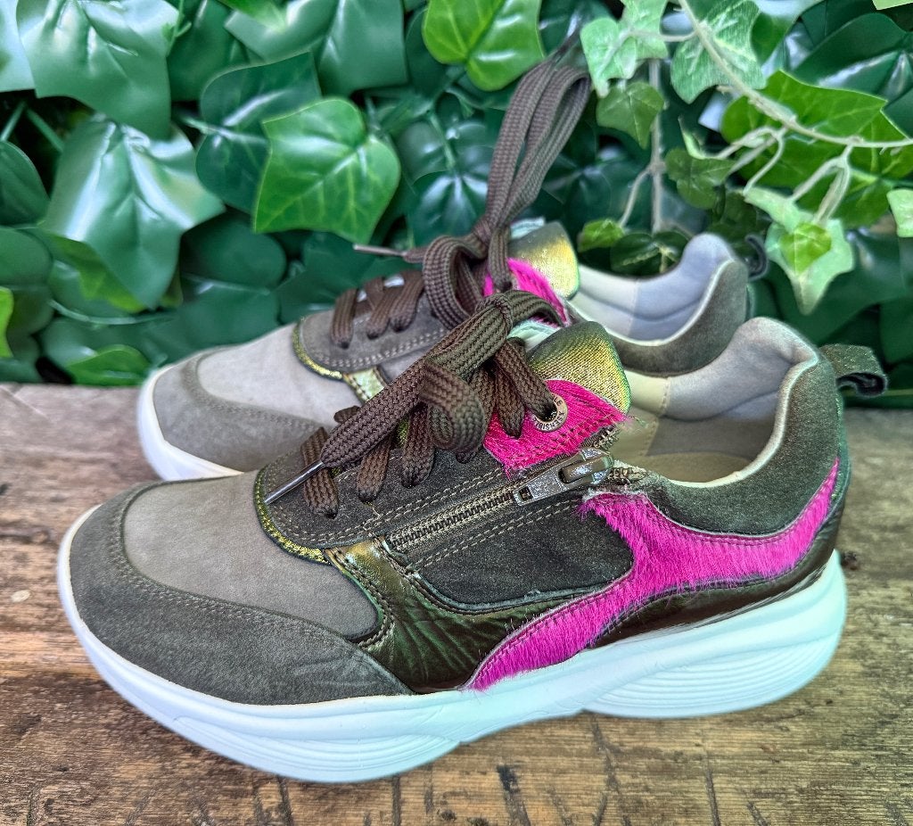 bijna Nieuwe sneakers van Xsensible maat 37 (wijdte HX), Nieuw, Ophalen of Verzenden, Sneakers of Gympen, Groen