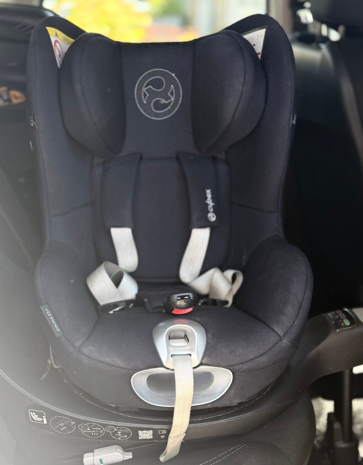Cybex Sirona Z2-i Size autostoel met Isofix en 360 draaibaa, Gebruikt, 0 t/m 18 kg, Verstelbare rugleuning, Isofix