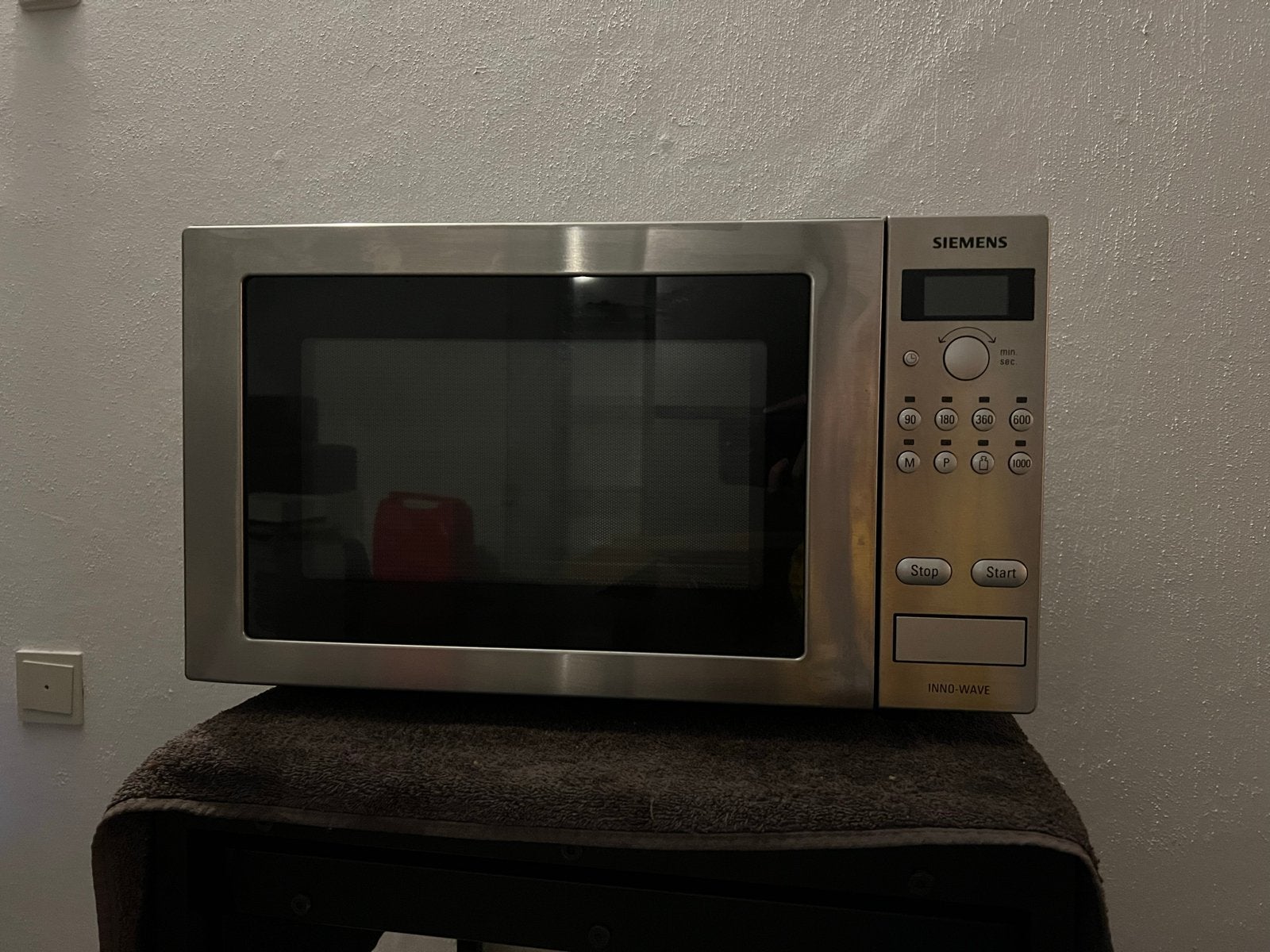 Siemens Innowave Combimagnetron - RVS, Ophalen, Combimagnetron, Gebruikt, Grill