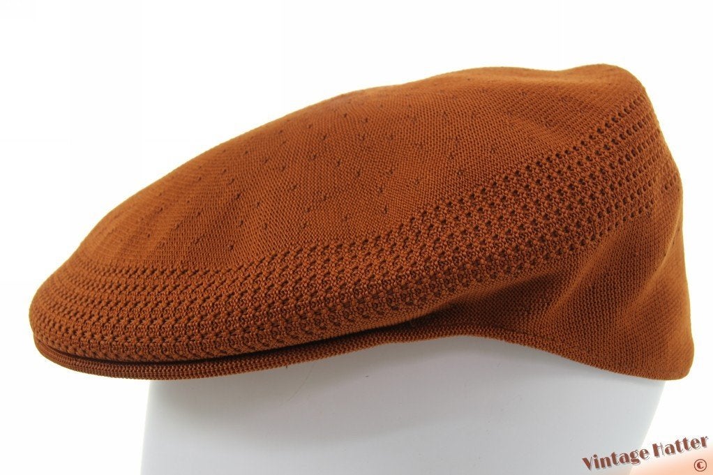 Platte pet Kangol Tropic Ventair bruin 54-56 en 59-61 nieuw, 60 cm (XL, 7½ inch) of meer, Nieuw, Pet, Kangol Tropic Ventair 504
