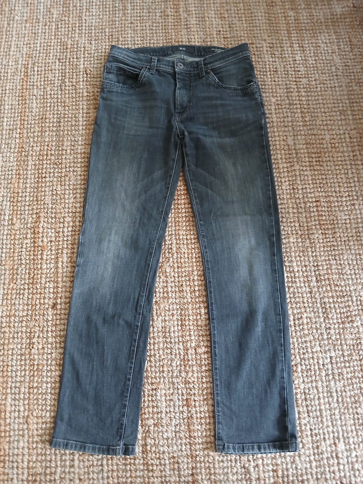 Mooie grijze Brax jeans, Ophalen of Verzenden, Zo goed als nieuw, Grijs, W33 - W34 (confectie 48/50)