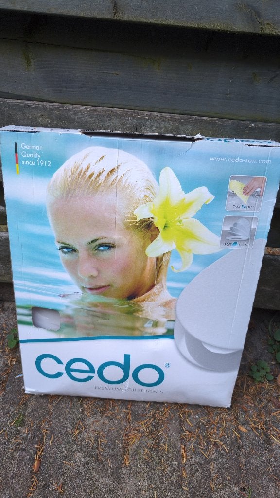 Cedo Palm Beach WC-bril duroplast pergamon, Ophalen, Nieuw, Toilet