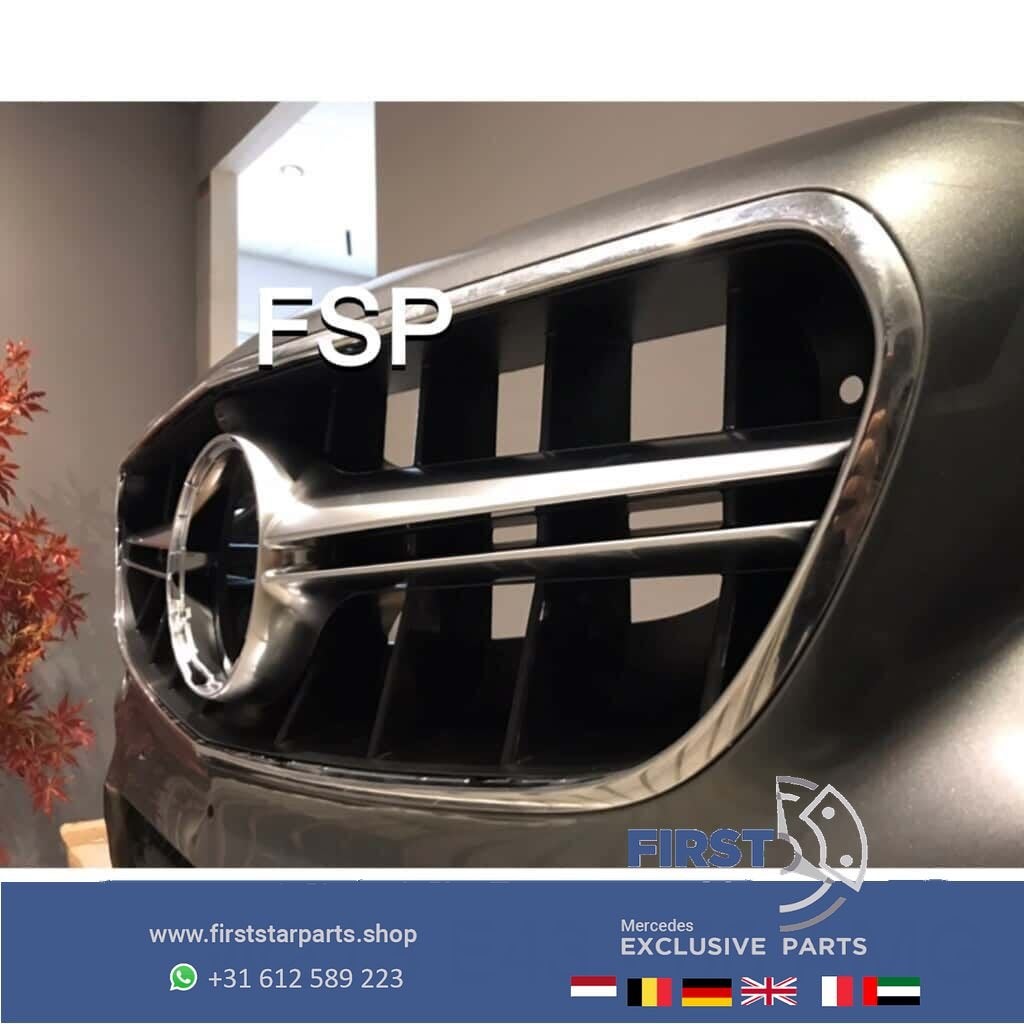 W213 W238 E43 E53 AMG VOORBUMPER GRIJS + GT GRIL Mercedes E, Gebruikt, -, Voor, Ophalen of Verzenden