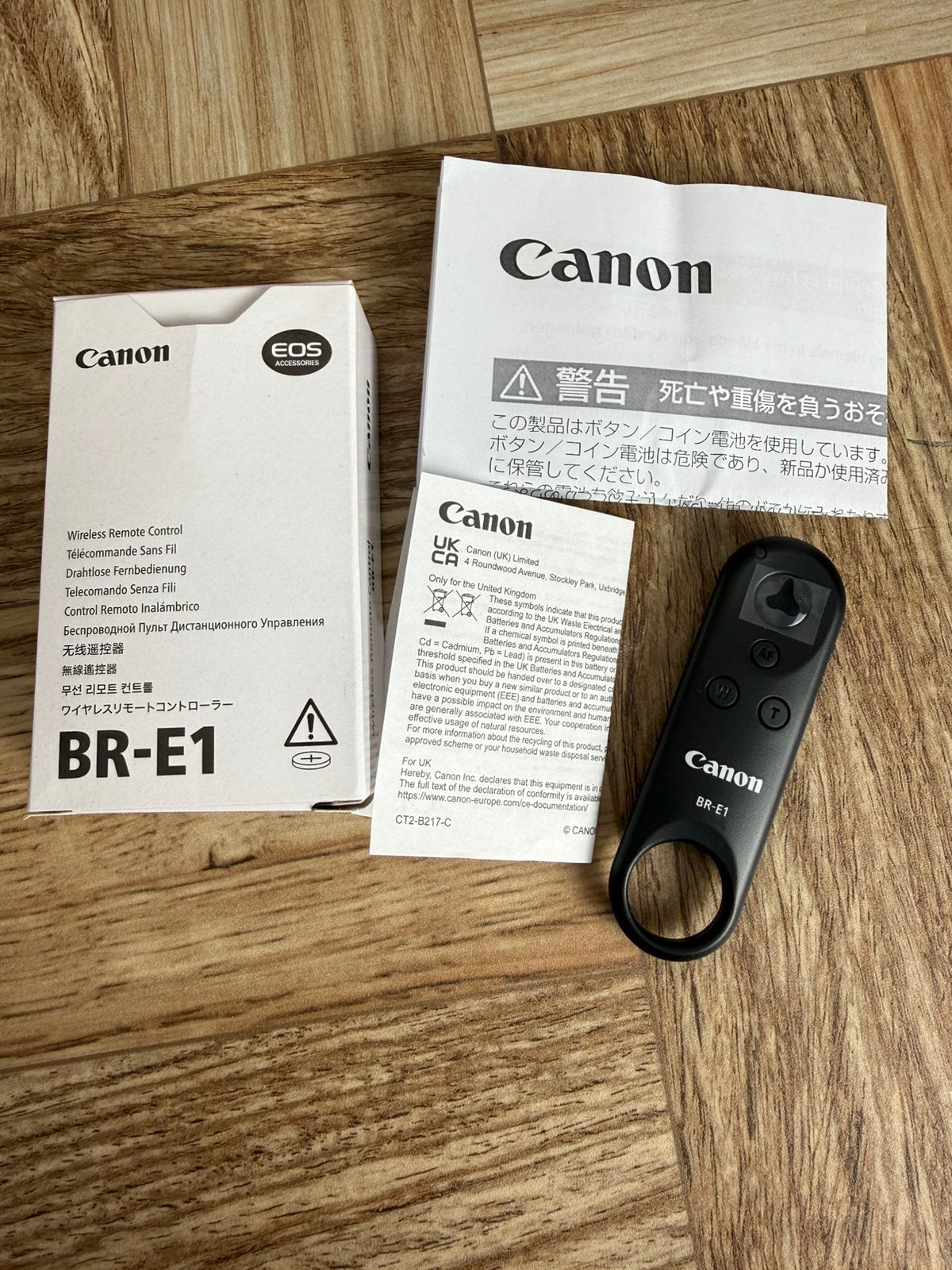 Canon eos wireless remote control afstandsbediening BR-E1, Ophalen of Verzenden, Zo goed als nieuw, Canon, Geen optische zoom