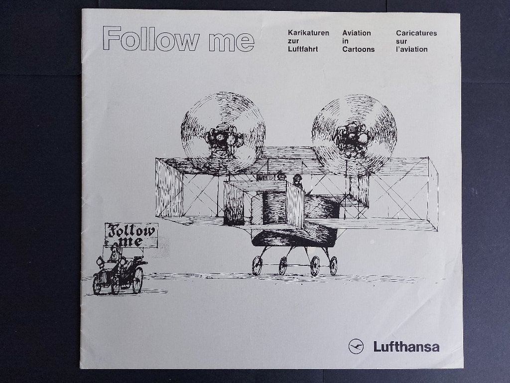Lufthansa boekje “Follow Me” (LU36), Ophalen of Verzenden, Gebruikt, Boek of Tijdschrift