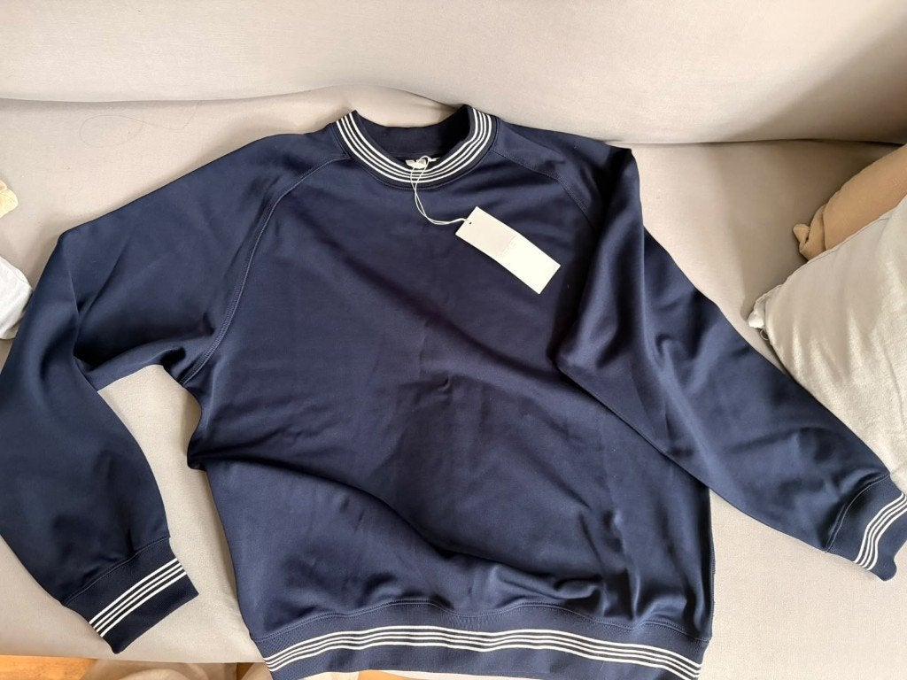 Prachtige ARKET Donkerblauwe Sweater / Trui (Nieuw), Blauw, Nieuw, Ophalen of Verzenden, ARKET